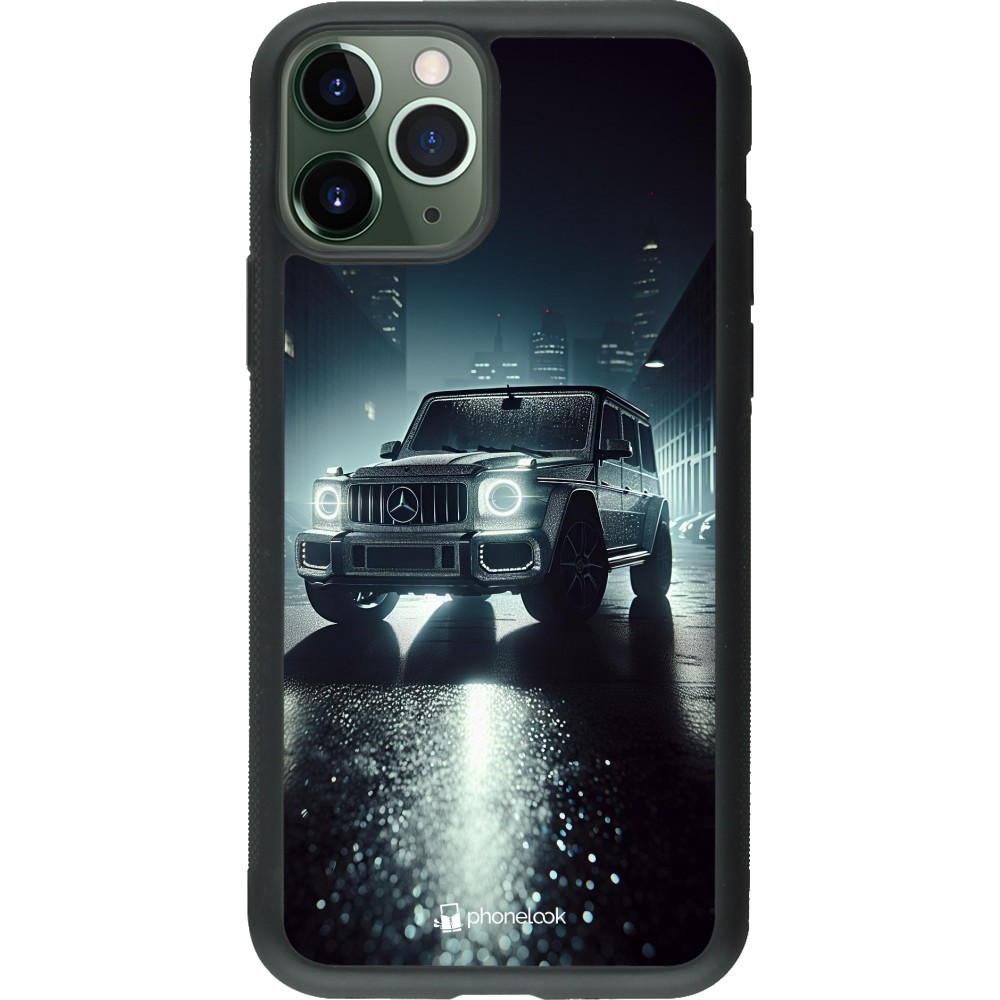 iPhone 11 Pro Case Hülle - Silikon schwarz Mercedes G AMG Nacht