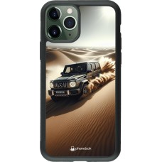 iPhone 11 Pro Case Hülle - Silikon schwarz Mercedes G Drift Wueste