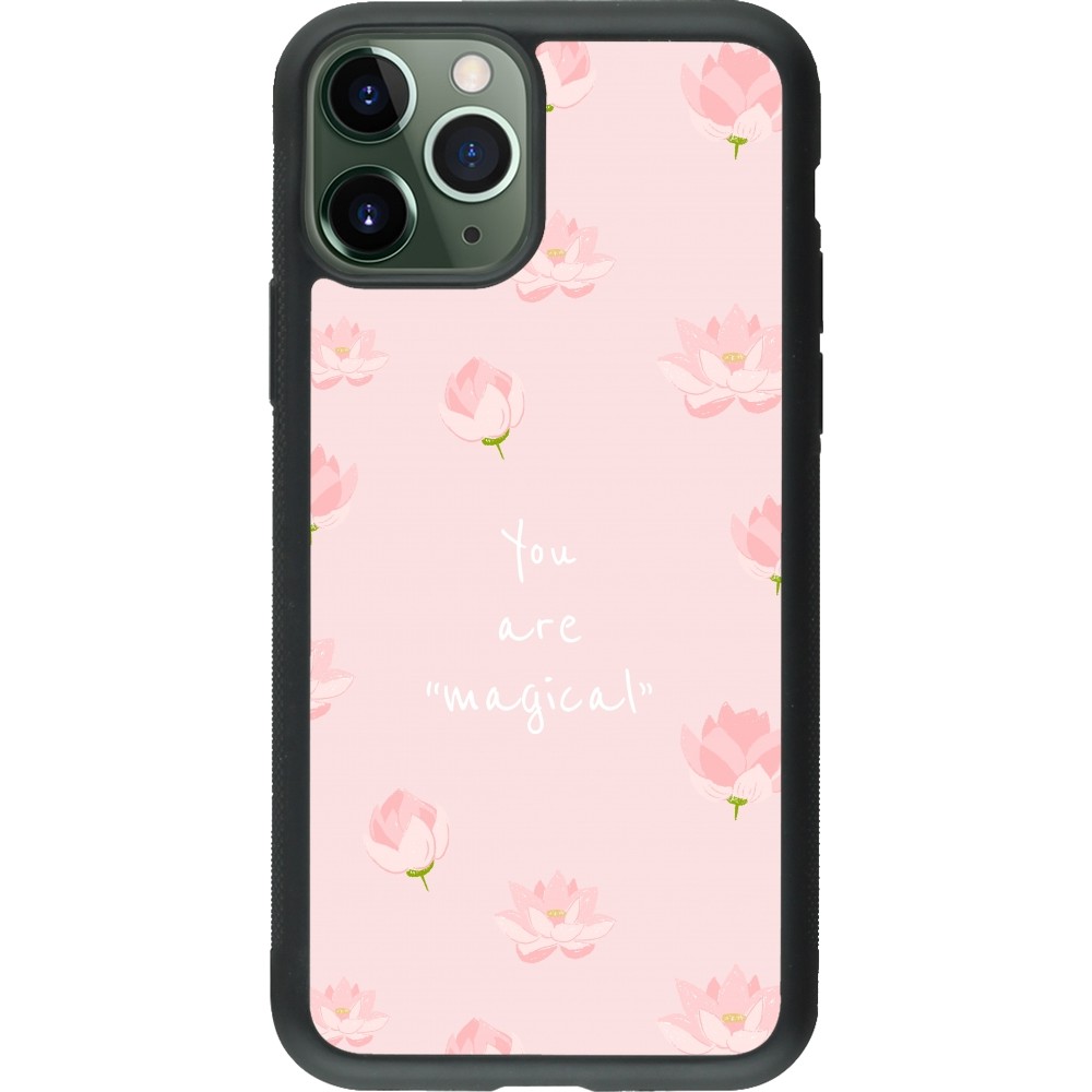 iPhone 11 Pro Case Hülle - Silikon schwarz Mom 2023 your are magical