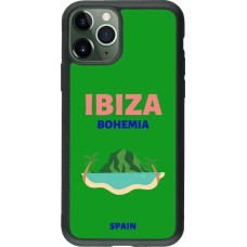 iPhone 11 Pro Case Hülle - Silikon schwarz Pop Summer Destination Ibiza
