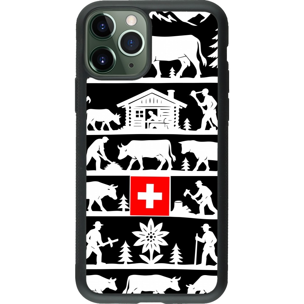 iPhone 11 Pro Case Hülle - Silikon schwarz Poya Schweiz 1 schwarz