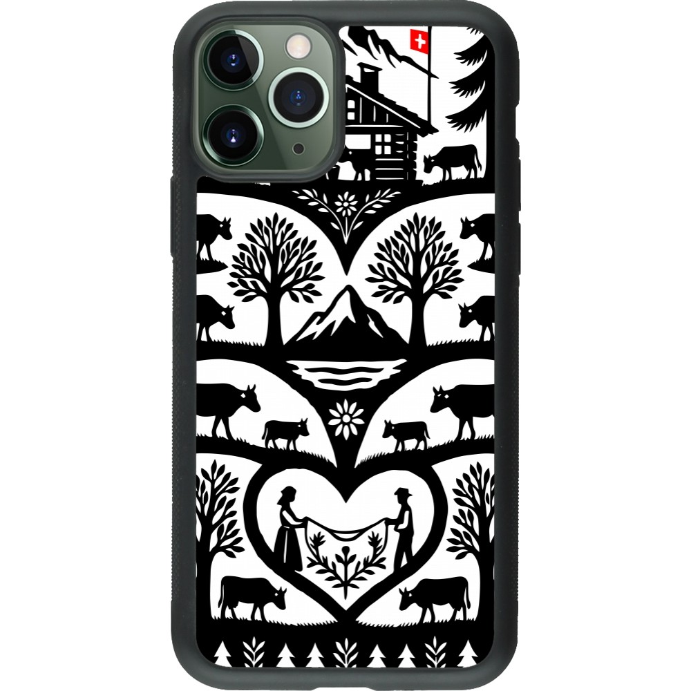 iPhone 11 Pro Case Hülle - Silikon schwarz Poya Schweiz 2