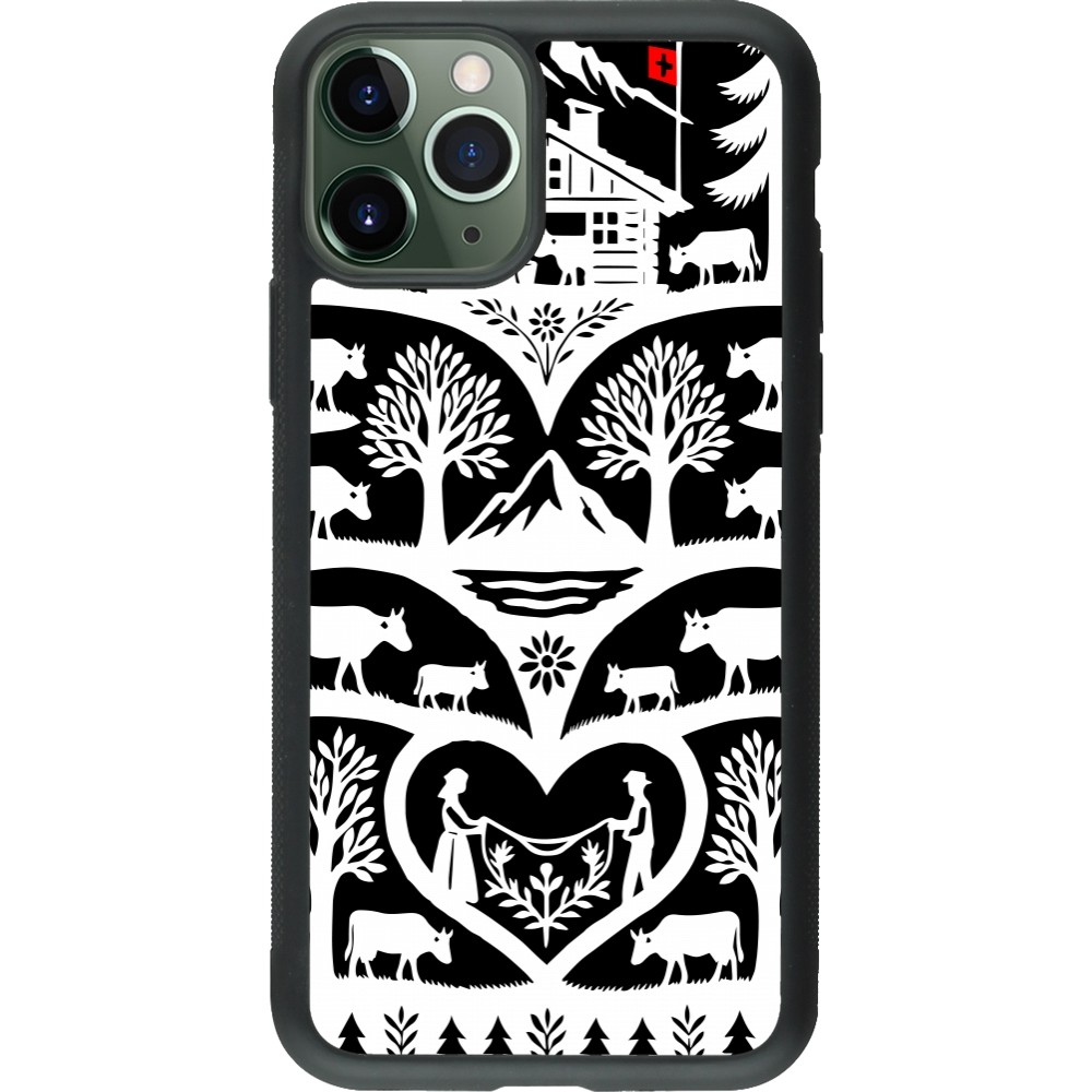 iPhone 11 Pro Case Hülle - Silikon schwarz Poya Schweiz 2 schwarz