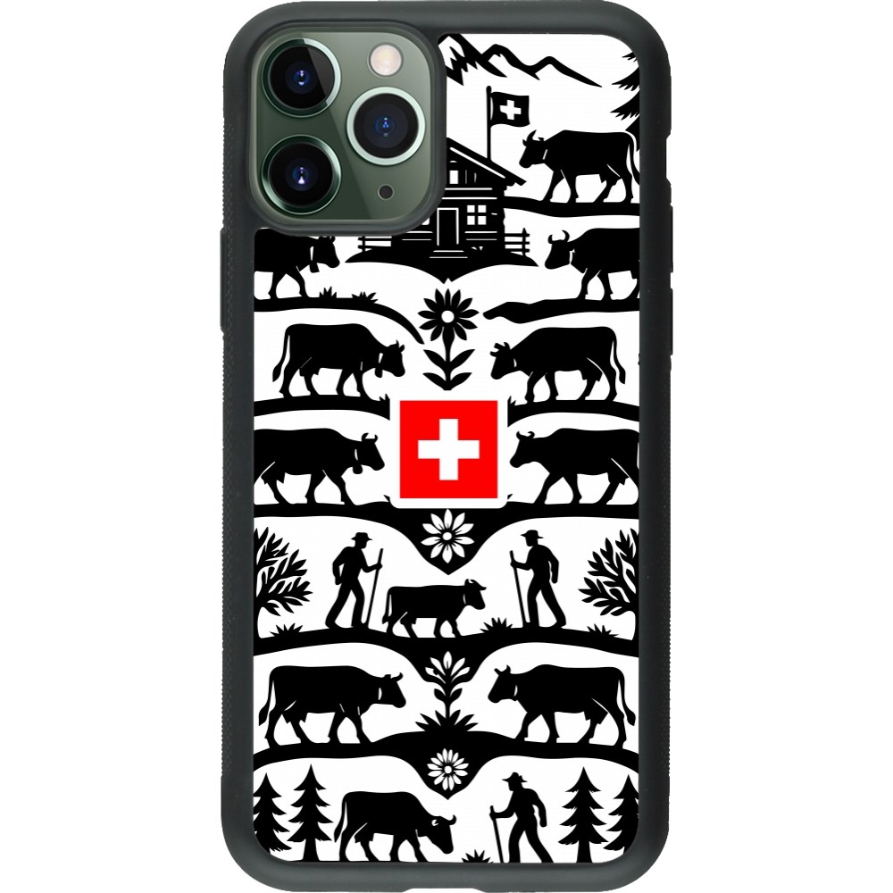 iPhone 11 Pro Case Hülle - Silikon schwarz Poya Schweiz 3