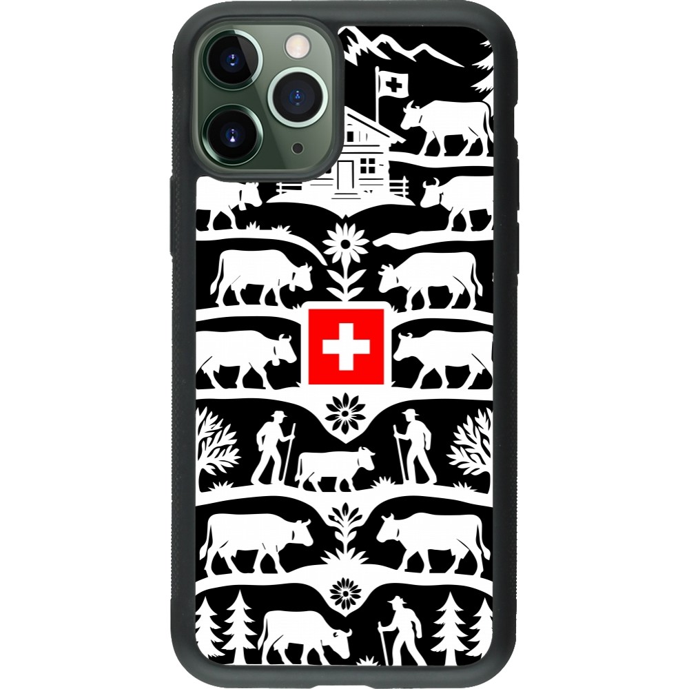 iPhone 11 Pro Case Hülle - Silikon schwarz Poya Schweiz 3 schwarz
