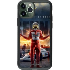 iPhone 11 Pro Case Hülle - Silikon schwarz Senna The King of Rain