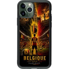 iPhone 11 Pro Case Hülle - Silikon schwarz Fussball Belgien splash 2026