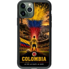 iPhone 11 Pro Case Hülle - Silikon schwarz Fussball Kolumbien splash 2026