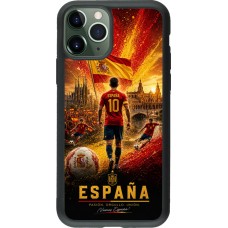 iPhone 11 Pro Case Hülle - Silikon schwarz Fussball Espanien splash 2026