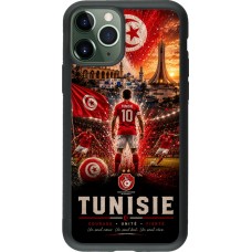 iPhone 11 Pro Case Hülle - Silikon schwarz Fussball Tunesien splash 2026