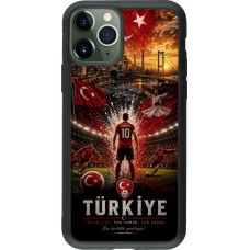iPhone 11 Pro Case Hülle - Silikon schwarz Fussball Türkei splash 2026