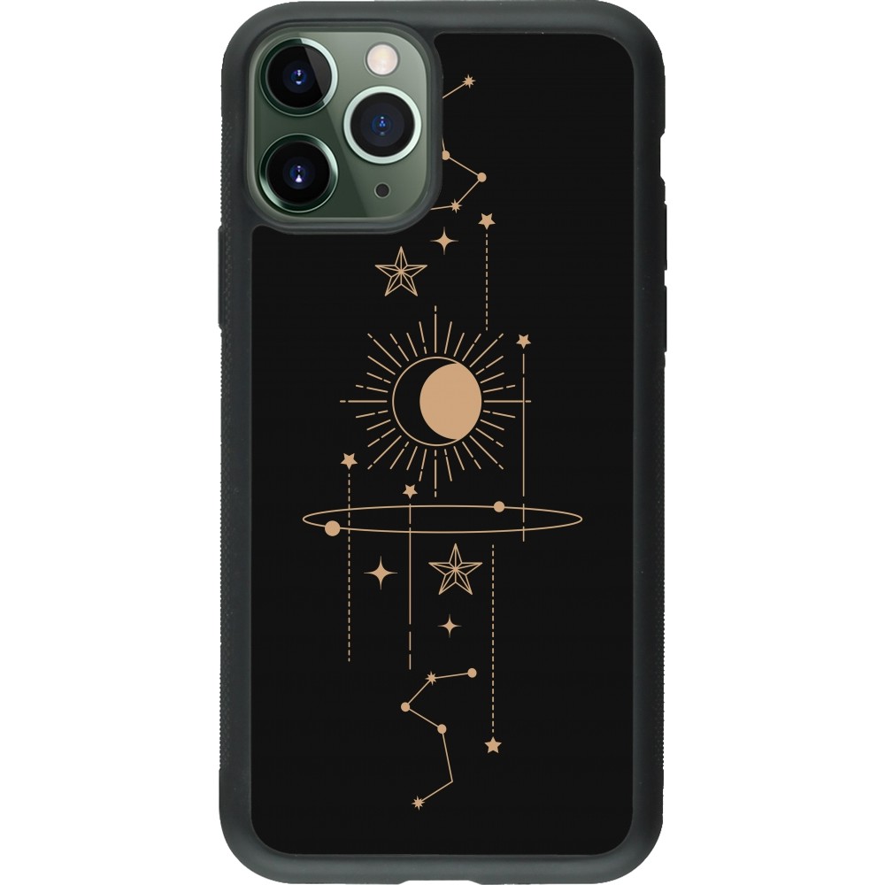 iPhone 11 Pro Case Hülle - Silikon schwarz Spring 23 astro