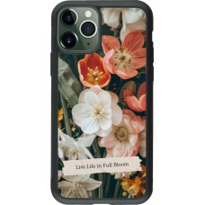 iPhone 11 Pro Case Hülle - Silikon schwarz Full Bloom 2026