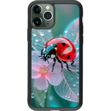 iPhone 11 Pro Case Hülle - Silikon schwarz Ladybird in bloom 2026