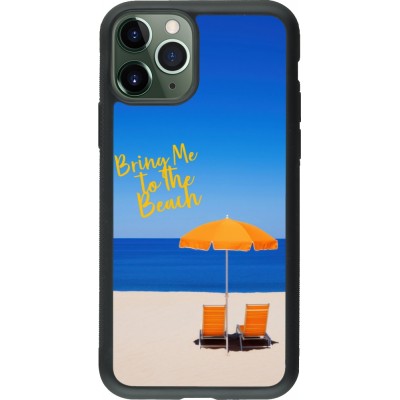iPhone 11 Pro Case Hülle - Silikon schwarz Summer 2025 Bring me to the beach