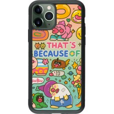 iPhone 11 Pro Case Hülle - Silikon schwarz Thats beacause of