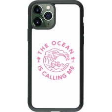 iPhone 11 Pro Case Hülle - Silikon schwarz The Ocean is calling me