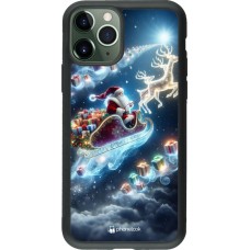 iPhone 11 Pro Case Hülle - Silikon schwarz Weihnachten 2023 Verzauberter Weihnachtsmann