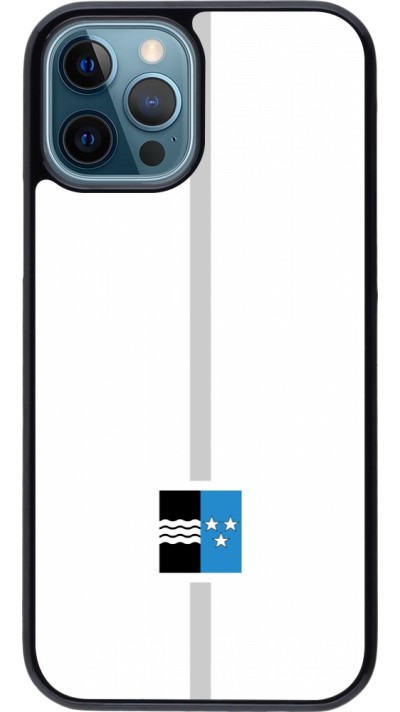 Coque iPhone 12 / 12 Pro - Canton AG blanc