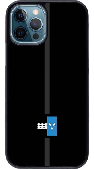 Coque iPhone 12 / 12 Pro - Canton AG noir