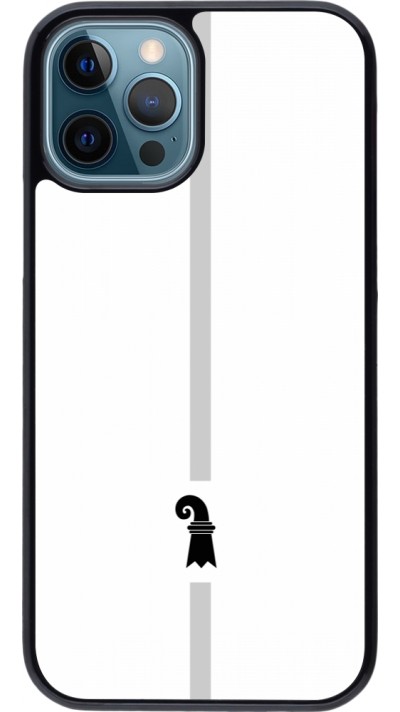 Coque iPhone 12 / 12 Pro - Canton BS blanc