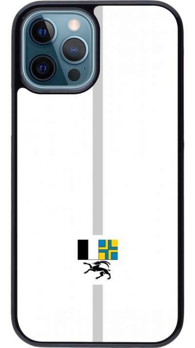 Coque iPhone 12 / 12 Pro - Canton GR blanc