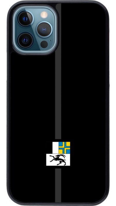 Coque iPhone 12 / 12 Pro - Canton GR noir