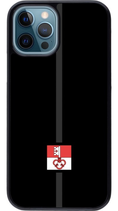 Coque iPhone 12 / 12 Pro - Canton OW noir