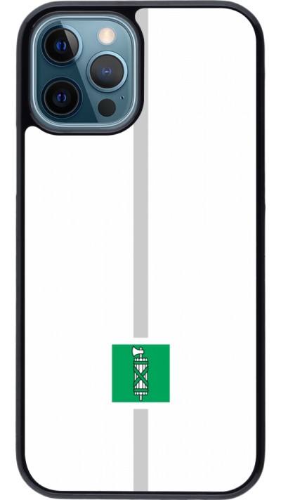 Coque iPhone 12 / 12 Pro - Canton SG blanc