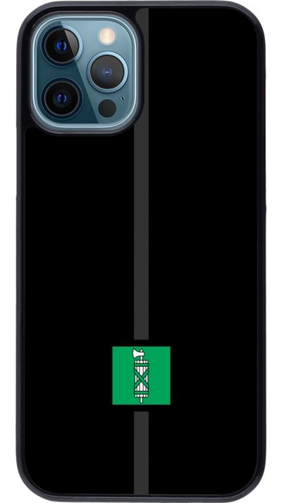 Coque iPhone 12 / 12 Pro - Canton SG noir