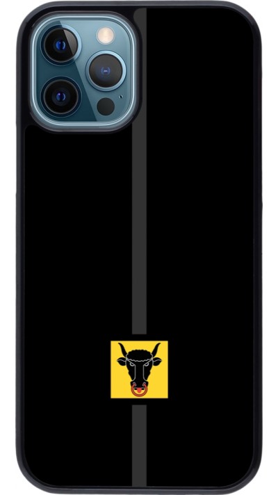 Coque iPhone 12 / 12 Pro - Canton UR noir