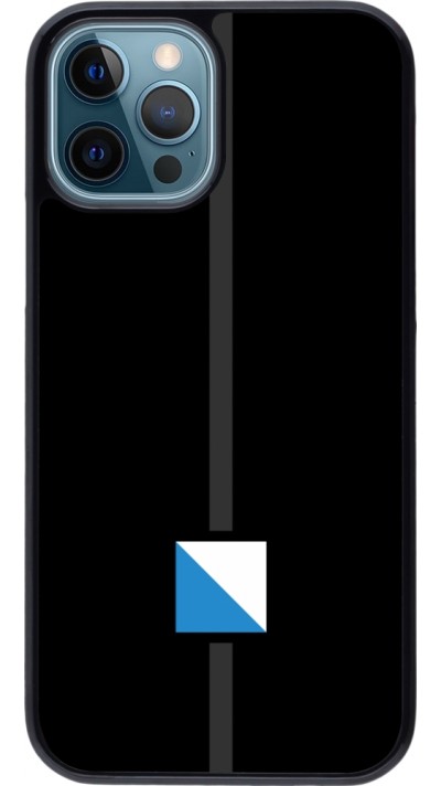 Coque iPhone 12 / 12 Pro - Canton ZH noir