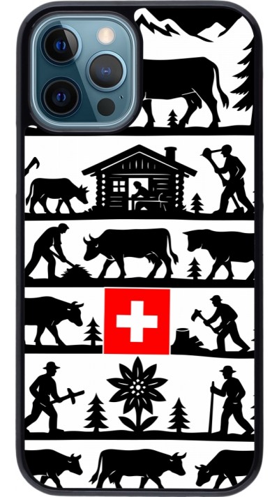 Coque iPhone 12 / 12 Pro - Poya Suisse 1