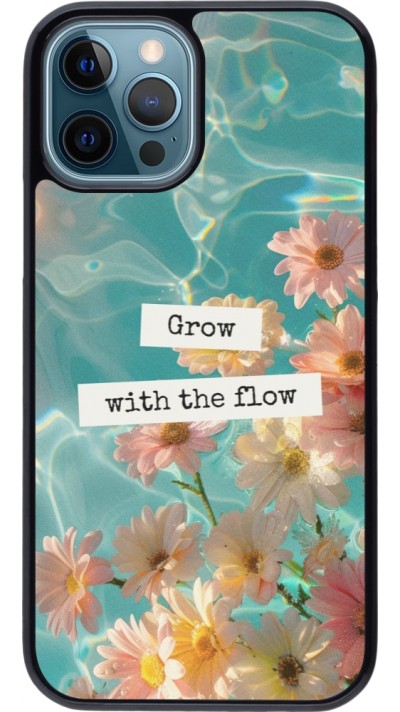 iPhone 12 / 12 Pro Case Hülle - Summer 2025 Grow with the flow