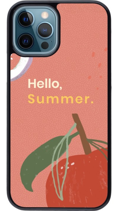 iPhone 12 / 12 Pro Case Hülle - Summer 2025 Hello summer