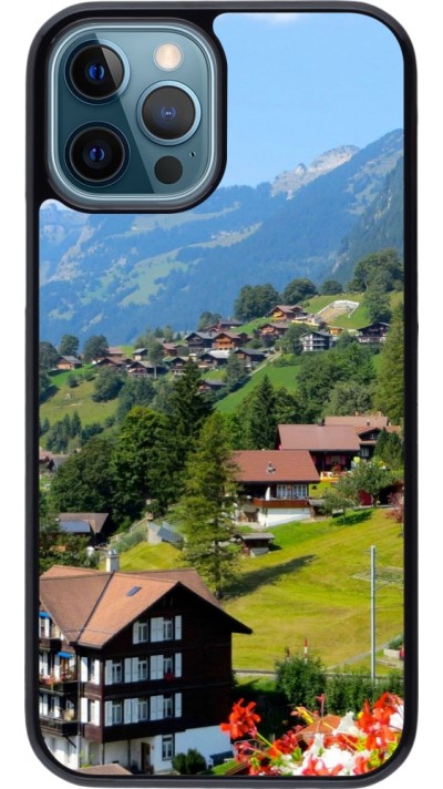 Coque iPhone 12 / 12 Pro - Fête Nationale Suisse Paysage