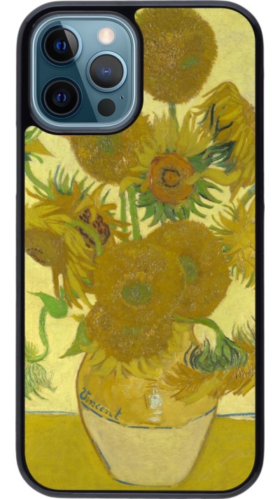 iPhone 12 / 12 Pro Case Hülle - Kunstbild - Sonnenblumen  - Van Gogh