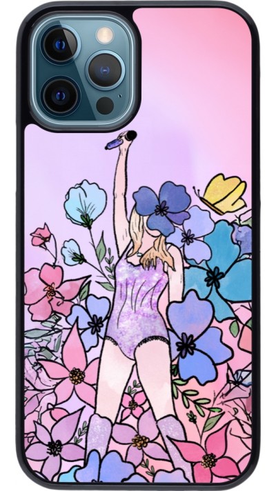 iPhone 12 / 12 Pro Case Hülle - Taylor Swift Sketch - Pink