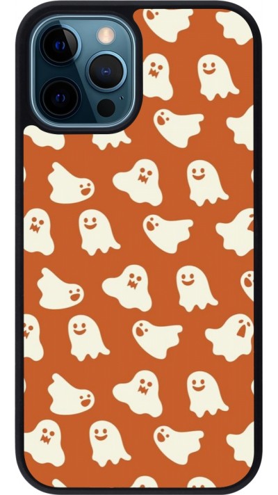iPhone 12 / 12 Pro Case Hülle - Silikon schwarz Autumn 2024 mini ghosts