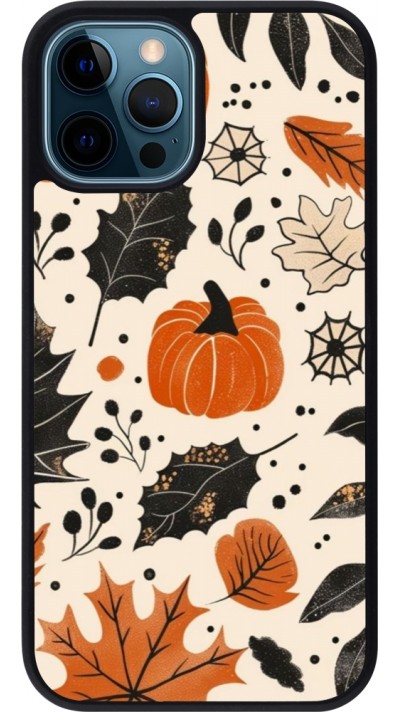 iPhone 12 / 12 Pro Case Hülle - Silikon schwarz Autumn 2024 nature