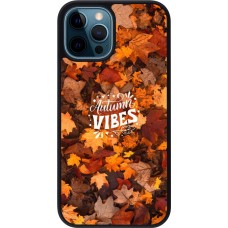 iPhone 12 / 12 Pro Case Hülle - Silikon schwarz Autumn 25 Autumn vibes