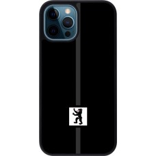 iPhone 12 / 12 Pro Case Hülle - Silikon schwarz Kanton AI schwarz