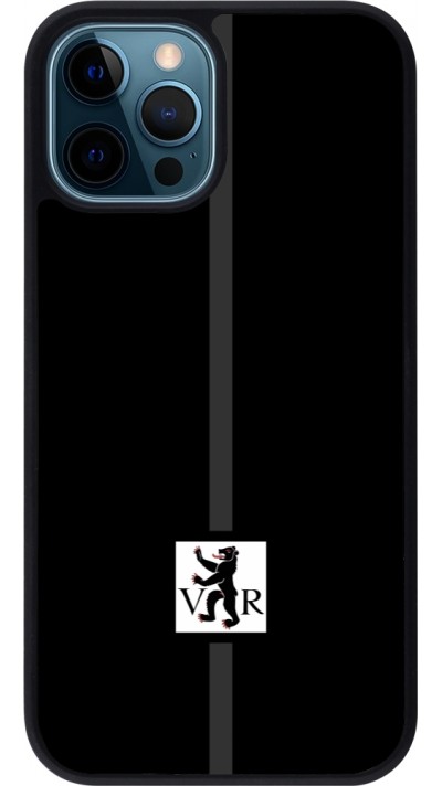 iPhone 12 / 12 Pro Case Hülle - Silikon schwarz Kanton AR schwarz