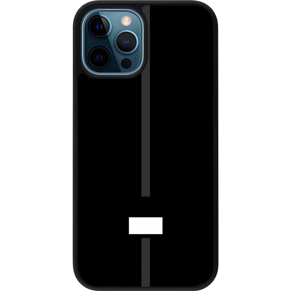 iPhone 12 / 12 Pro Case Hülle - Silikon schwarz Kanton FR schwarz