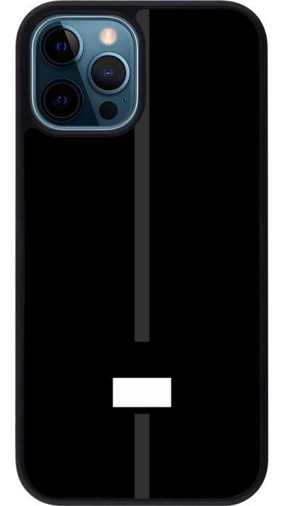 iPhone 12 / 12 Pro Case Hülle - Silikon schwarz Kanton FR schwarz