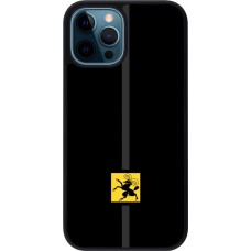iPhone 12 / 12 Pro Case Hülle - Silikon schwarz Kanton SH schwarz