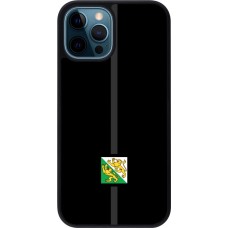 iPhone 12 / 12 Pro Case Hülle - Silikon schwarz Kanton TG schwarz