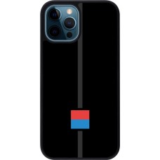 iPhone 12 / 12 Pro Case Hülle - Silikon schwarz Kanton TI schwarz