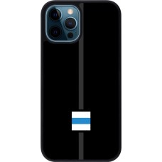 iPhone 12 / 12 Pro Case Hülle - Silikon schwarz Kanton ZG schwarz