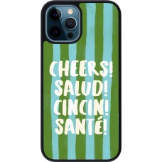 iPhone 12 / 12 Pro Case Hülle - Silikon schwarz Cheers 2026